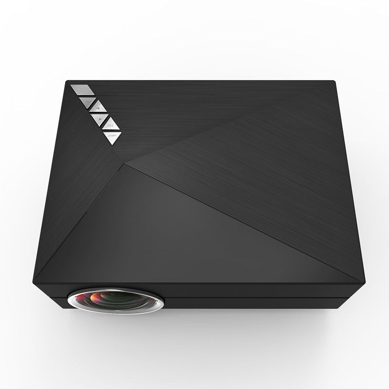 Home Mini Projector Multimedia LCD LED Home Cinema Theater Projector with Keystone USB AV SD HDMI VGA Port, Mini Portable Video Projector Au+hentic Sport Spot