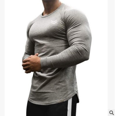 Men's Long Sleeve T Shirt Sport Men Gym Shirt Quick Dry Gym Fitness Training Running T Shirt Men Workout T-Shirt Bodybuilding Tops Au+hentic Sport Spot
