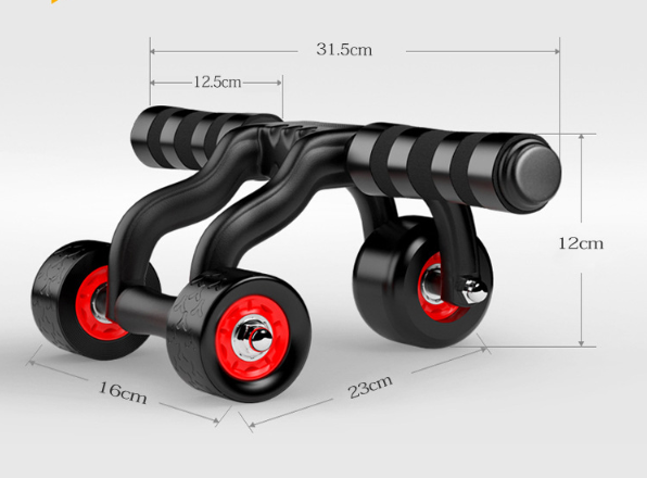 3 Wheel Ab roller exercises for the home gym Abdomen Wheel Roller for Home Gym with Three Wheels Abs exercises that build and develop the abdominal muscles. Au+hentic Sport Spot