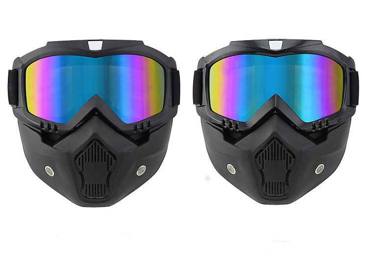 Motorcycle Goggles Mask motorcycle goggles, detachable for use with motocross helmet goggles, and tactical airsoft goggles Au+hentic Sport Spot