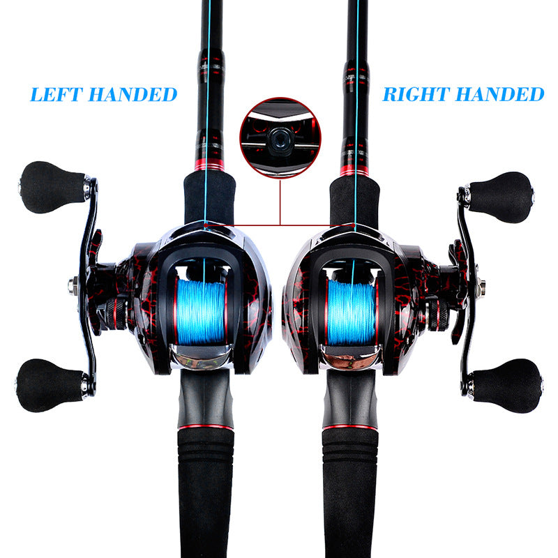 Fishing Real Baitcasting Reel 18+1 Ball Bearing for Baitcasting Reels Baitcasting High Speed Fishing Reels Right-left handed baitcasting reels with a 7.1:1 gear ratio with a 22LB star drag Magnetic Brake baitcasting reel with 10 magnetic Brakes Au+hentic Sport Spot