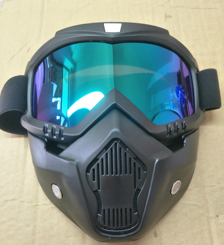 Motorcycle Goggles Mask motorcycle goggles, detachable for use with motocross helmet goggles, and tactical airsoft goggles Au+hentic Sport Spot