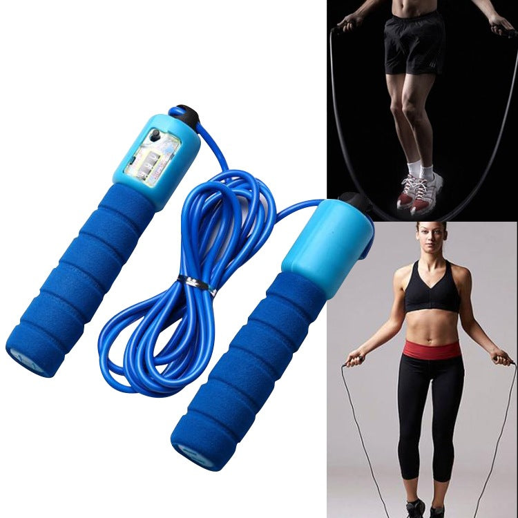 Jump Rope Digital Handle Exercise Skipping Rope for Gym Work, Jumping Rope for Home Gym Workouts Working Out Toning Weight Loss Au+hentic Sport Spot