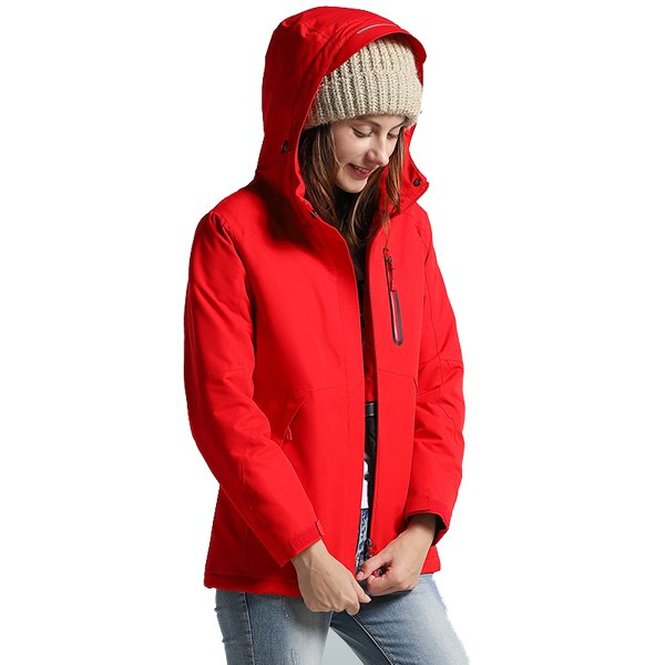 Men's and women's thick USB-heated cotton jackets for the winter that are waterproof outside and suitable for hiking, camping, and climbing. Au+hentic Sport Spot