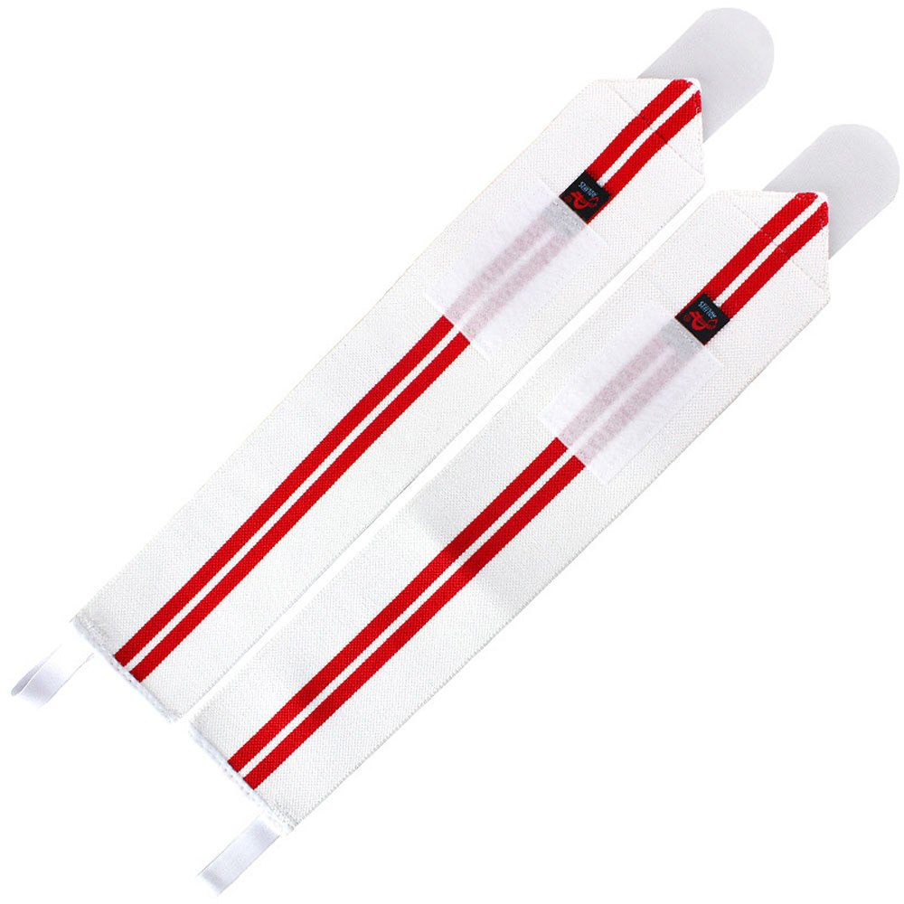 18" Men & Women, thumb loops Power Wrist Wraps for Weightlifting, Powerlifting, and Muscle Strengthening Expert Wrist Wrap with Thumbs (Pair) for Resistance Training, Powerlifting, Muscle Strengthening, Bodybuilding, Fitness, and Weight Training. Au+hentic Sport Spot