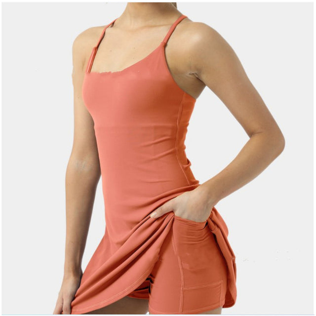 Tennis Dress Women Slip Dresses Sport Skirt Shorts Au+hentic Sport Spot