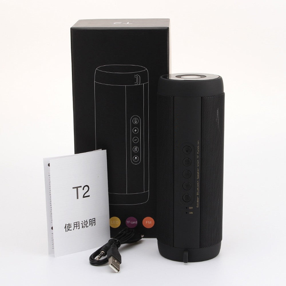 T2 Waterproof Subwoofer Bluetooth Speaker Portable Waterproof Speaker Perfect for Outdoors Au+hentic Sport Spot