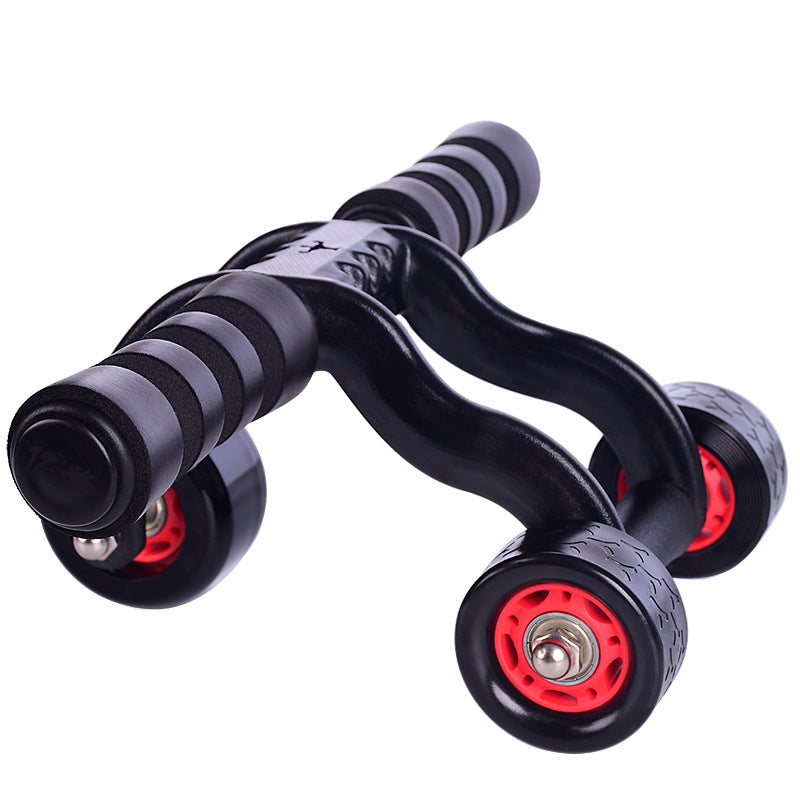 3 Wheel Ab roller exercises for the home gym Abdomen Wheel Roller for Home Gym with Three Wheels Abs exercises that build and develop the abdominal muscles. Au+hentic Sport Spot