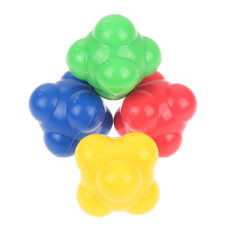 Hexagonal Silicone Agility Ball Reaction Agility Ball Reaction Exercise Training Au+hentic Sport Spot