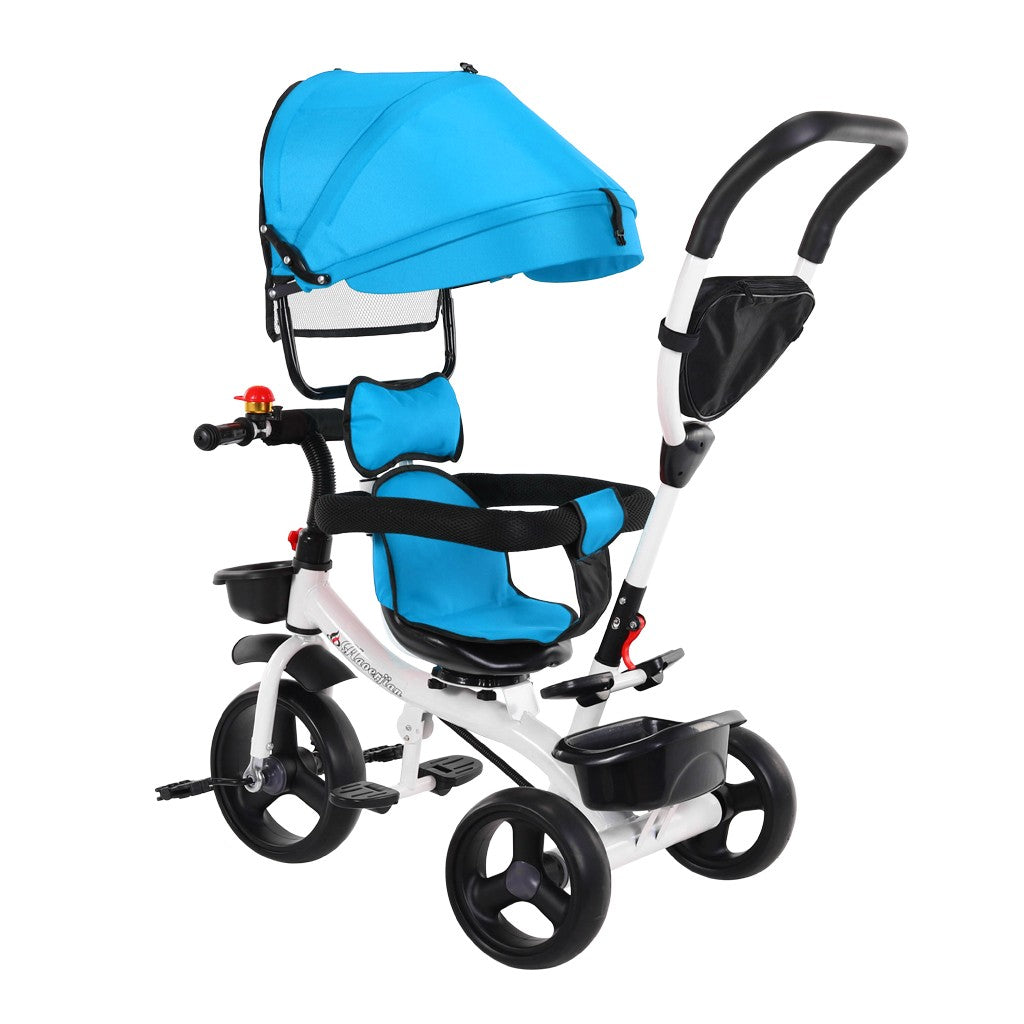 5-in-1 Baby Ride-On Tricycle Trike Stroller for Toddler Push Toddler Steel Play Toddler Tricycle Au+hentic Sport Spot