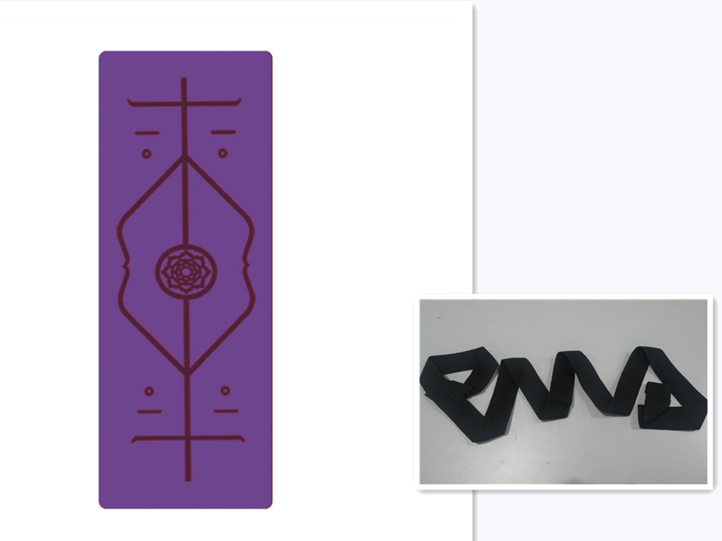 "Eco-Friendly Non-Slip Yoga Mat with Position Lines for Sweat-Resistant Workouts Au+hentic Sport Spot