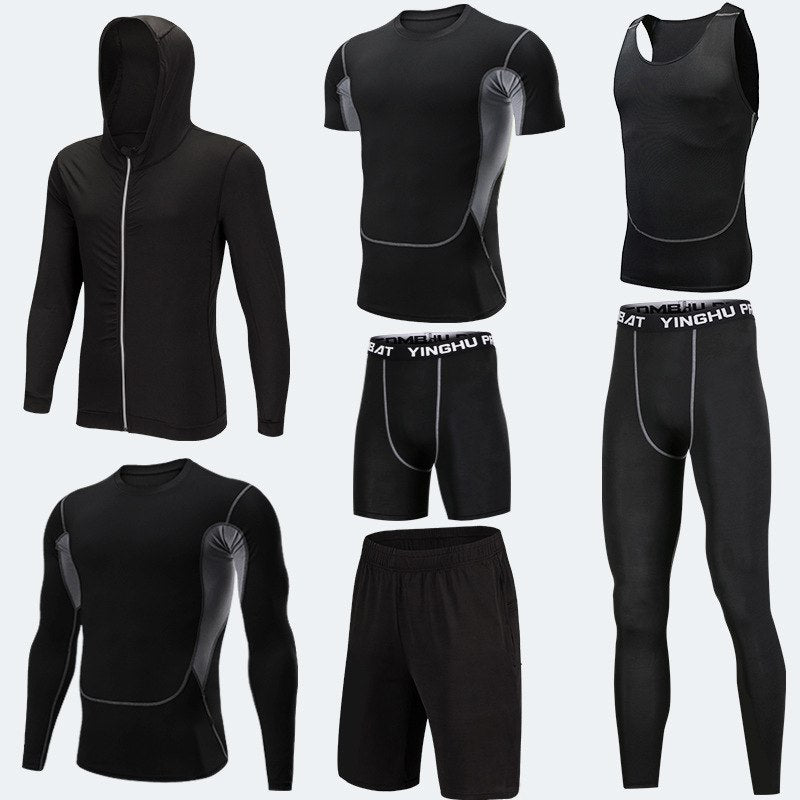 7 Pc Gymwear Sportswear Compression Sportswear Fitness Workout Sportswear Au+hentic Sport Spot