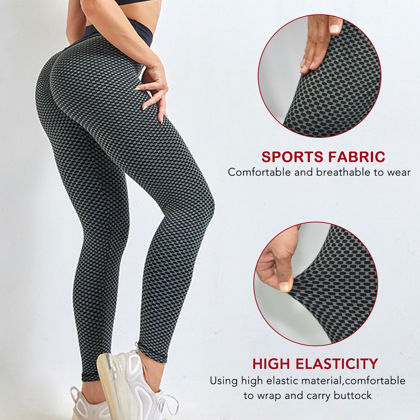 Women's Leggings Women Butt Lifting Workout Tights Plus Size Sports High Waist Yoga Pants Au+hentic Sport Spot