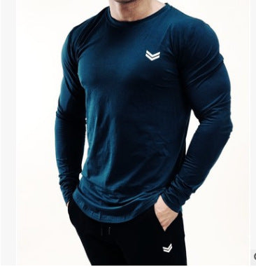 Men's Long Sleeve T Shirt Sport Men Gym Shirt Quick Dry Gym Fitness Training Running T Shirt Men Workout T-Shirt Bodybuilding Tops Au+hentic Sport Spot