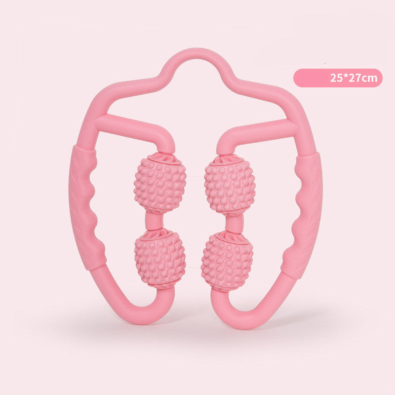 4 Point Muscle Roller, Muscle Massager Trigger Point Muscle Roller for Calves, Leg, Arms, Relieving Tension, relaxation, for athletes, for stiffness, Stiffness and Tight muscle Relaxer 360° Trigger Point, Deep Muscle Massage Au+hentic Sport Spot