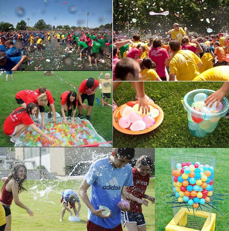 Water Balloons 111pcs, 111 Pieces of Water Balloons Quickly Fill Up With Water Inflatable Balls for Party Decoration Au+hentic Sport Spot