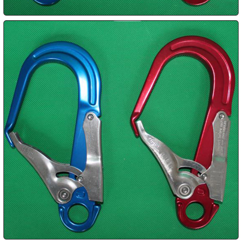 Rock climbing safety hook Rock Climbing Rappelling Gear Aluminum Alloy Snap Lock Hook Clip for Rock Climbing Au+hentic Sport Spot