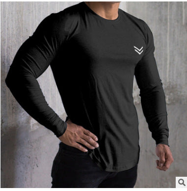 Men's Long Sleeve T Shirt Sport Men Gym Shirt Quick Dry Gym Fitness Training Running T Shirt Men Workout T-Shirt Bodybuilding Tops Au+hentic Sport Spot