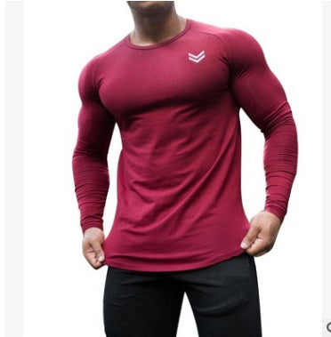 Men's Long Sleeve T Shirt Sport Men Gym Shirt Quick Dry Gym Fitness Training Running T Shirt Men Workout T-Shirt Bodybuilding Tops Au+hentic Sport Spot